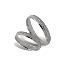  Fehér arany férfi karikagyűrű - A40420F/F/62 gyűrű