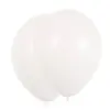  Fehér Crystal Clear léggömb, lufi 25 db-os 11 inch (27,5 cm)