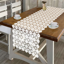 Fehér csipke futó terítő - 40x110 cm party kellék