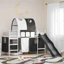  Fehér és fekete 75 x 190 cm ágy és ágykellék