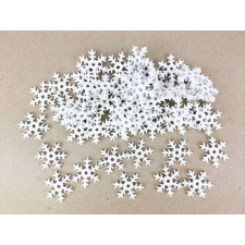  Fehér hókristály 2,5cm 50db/csomag dekorációs kellék