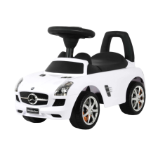 Fehér Mercedes SLS gyerekautó lábbal hajtható járgány
