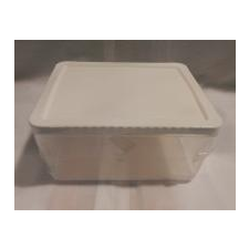  Fehér műanyag ételdoboz 2 l (30) konyhai eszköz