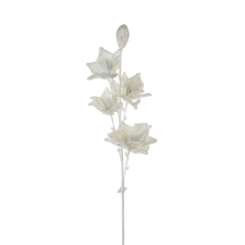  Fehér orchidea csillám díszítéssel dekoráció