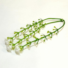  Fehér rezgő, 3 virág/cs., hossza kb.10 cm dekorációs kellék