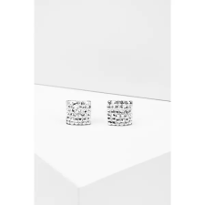  Fehér Swarovski Kövekkel Díszített S925 Ezüst Kocka Alakú Fülbevaló fülbevaló