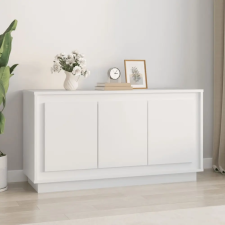  fehér szerelt fa tálalószekrény 102x35x55 cm bútor