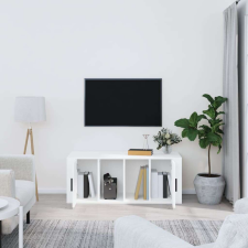  Fehér szerelt fa tv-szekrény 100 x 35 x 40 cm bútor