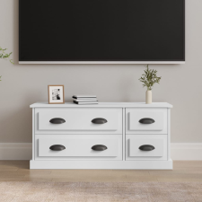 fehér szerelt fa TV-szekrény 100x35,5x45 cm bútor