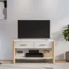  Fehér szerelt fa TV-szekrény 82x38x45 cm