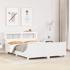  fehér tömör fenyőfa ágy matrac nélkül 120 x 200 cm ágy és ágykellék