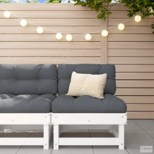  Fehér tömör fenyőfa kerti középső kanapé kerti bútor