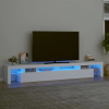  Fehér TV-szekrény LED-lámpákkal 260x36,5x40 cm