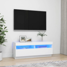  Fehér TV-szekrény LED-világítással 100 x 35 x 40 cm bútor