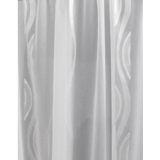  Fehér voila kész függöny ezüstös hullámos 140x110cm lakástextília