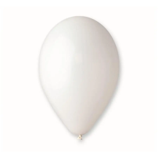  Fehér White léggömb, lufi 10 db-os 10 inch (26 cm) party kellék