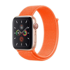 FeiFan nylon szövet óraszíj Apple Watch órához 42/44/45/49 mm - Narancs okosóra kellék