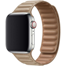 FeiFan újgenerációs mágneses bőr óraszíj Apple Watch órához 38/40/41 mm - Beige okosóra kellék