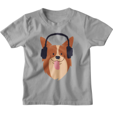  Fejhallgatós Kutya - Gyerek Póló gyerek póló