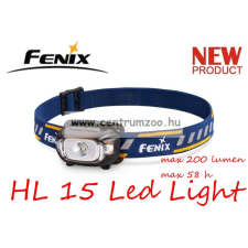  Fejlámpa Fenix Hl15 Purple Led Fejlámpa (200 Lumen) Vízálló New - Lila horgászkiegészítő
