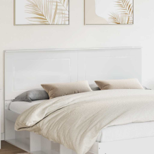  Fejtámla fejtámlával Fényes Fehér 180 cm Faanyag ágy és ágykellék