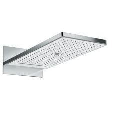 Fejzuhany Hansgrohe Rainmaker Select négyzet vakolat alatti rész nélkül fehér / króm 24011400 csaptelep