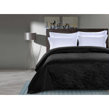  Fekete ágytakaró STONE mintával Méret: 200 x 220 cm lakástextília