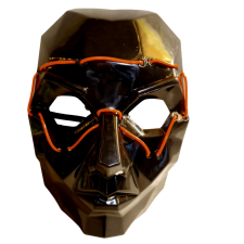  Fekete álarc világító jelmez