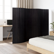  fekete bambusz térelválasztó 165 x 250 cm bútor