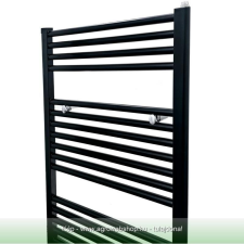  Fekete csőradiátor 600*1500 mm (792W) fűtőtest, radiátor