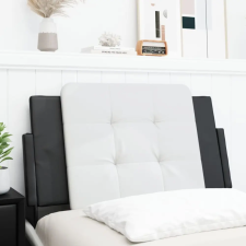  fekete és fehér műbőr fejtámla párna 80 cm lakástextília