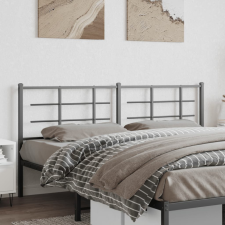  Fekete fém fejtámla 180 cm ágy és ágykellék