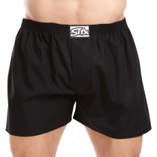  Fekete férfi klasszikus boxeralsó Styx klasszikus gumi (A960) XL