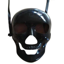 FEKETE Gyerek csontváz koponya maszk álarc jelmez halloweenre jelmez