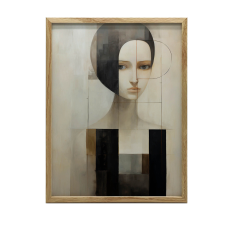 FEKETE KERETES FALI PLAKÁT SZÜRREÁLIS SZÉPSÉG 70x100 CM grafika, keretezett kép