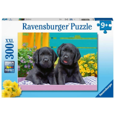 Fekete labradorok XXL puzzle 300 darab puzzle, kirakós