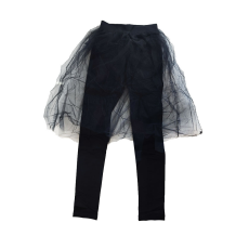  Fekete leggings rávart tüll szoknyával - 12 éves