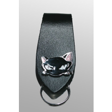  Fekete macska kulcstartó kulcstartó