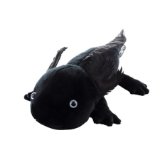  fekete plüss axolotl környezetbarát 32 cm plüssfigura