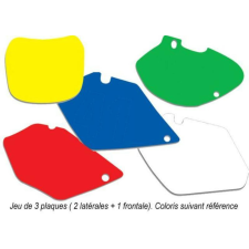  Fekete Rigó Lemez Matrica Sárga Honda CR125R/250R információs címke