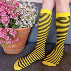  FEKETE-SÁRGA CSÍKOS TÉRDZOKNI 50 DEN