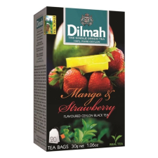  Fekete tea DILMAH Mango &amp; Strawberry 20 filter/doboz tea