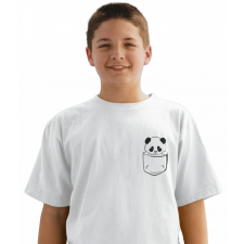  Fekete vonalas zseb állatok (Panda) - Gyerek Pólók gyerek póló