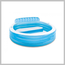Felfújható aqua medence + pad rész 224x216x76 ZT68057190 medence
