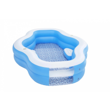 Felfújható családi medence ablakkal és ülésekkel BESTWAY 270 × 198 × 51 cm medence