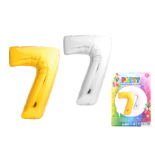 Felfújható lufi 7-es szám party kellék