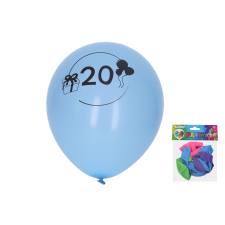 Felfújható lufik 30 cm-es számmal party kellék