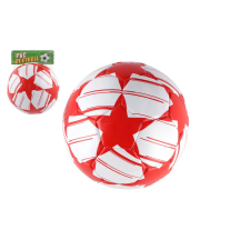  Felfújt piros-fehér futball labda 23 cm játéklabda