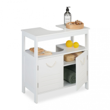 Felicy fürdőszoba mosdószekrény kenderrost fogantyúval fehér 60x60x30 cm fürdőszoba bútor