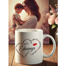  Feliratos bögre Édesanyának - Anya jellemzői bögrék, csészék